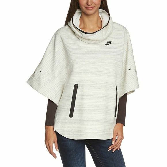 Nike Tops - 🚫SOLD📵 Nike Tech Fleece Cape Poncho Hoodie